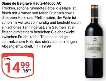 Globus Diane de Belgrave Haute-Médoc AC Angebot