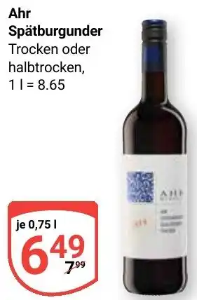 Globus Ahr Spätburgunder Angebot