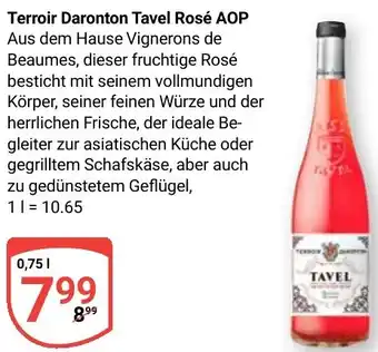 Globus Terroir Daronton Tavel Rosé AOP Angebot