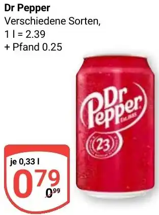 Globus Dr Pepper Angebot
