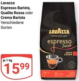 Globus Lavazza Espresso Barista, Qualita Rossa oder Crema Barista Angebot