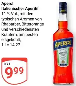 Globus Aperol Italienischer Aperitif Angebot