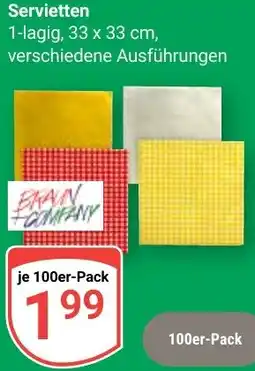 Globus Servietten Angebot