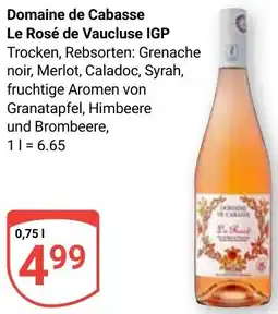 Globus Domaine de Cabasse Le Rosé de Vaucluse IGP Angebot