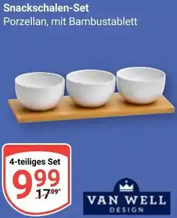 Globus VAN WELL Snackschalen-Set Angebot