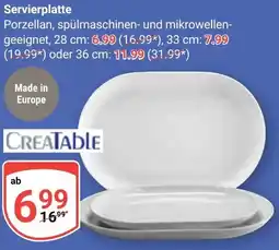 Globus CREATABLE Servierplatte Angebot