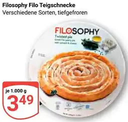 Globus Filosophy Filo Teigschnecke Angebot
