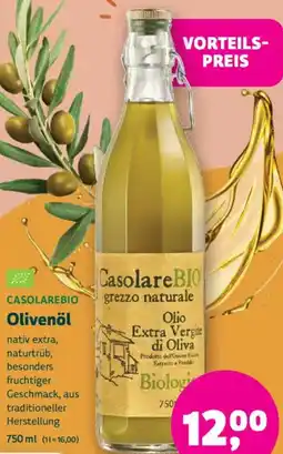 Biomarkt CASOLAREBIO Olivenöl Angebot