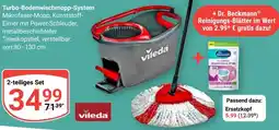 Globus Vileda Turbo-Bodenwischmopp-System Angebot