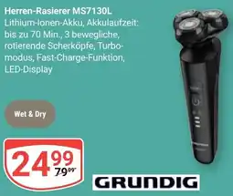 Globus GRUNDIG Herren-Rasierer MS7130L Angebot