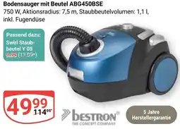 Globus Bestron Bodensauger mit Beutel ABG450BSE Angebot