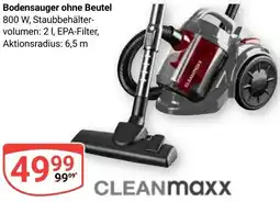 Globus CLEANmaxx Bodensauger ohne Beutel Angebot