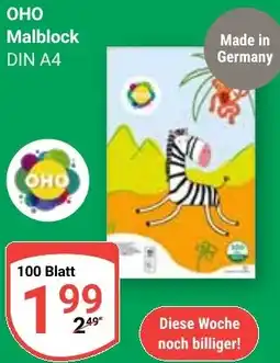 Globus OHO Malblock Angebot