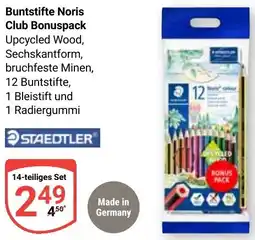 Globus STAEDTLER Buntstifte Noris Club Bonuspack Angebot