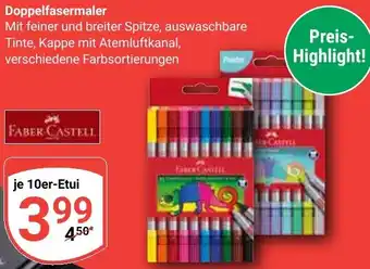 Globus FABER CASTELL Doppelfasermaler Angebot
