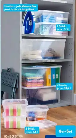 Aldi Süd Home Creation Klarsichtboxen Angebot