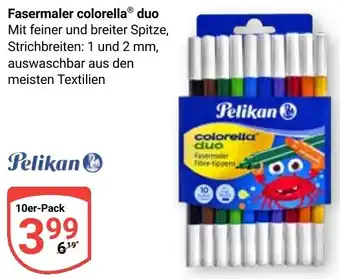 Globus Pelikan Fasermaler colorella duo Angebot