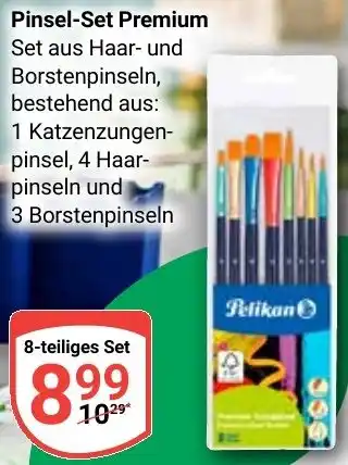 Globus Pelikan Pinsel-Set Premium Angebot