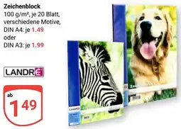 Globus LANDRE Zeichenblock Angebot