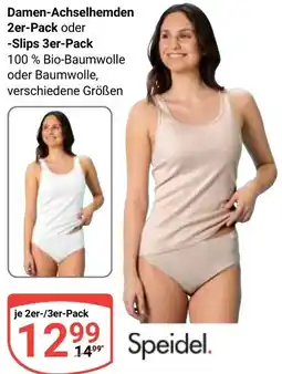 Globus Speidel Damen-Achselhemden oder Slips Angebot