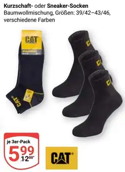 Globus CAT Kurzschaft- oder Sneaker-Socken Angebot