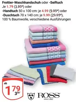 Globus ROSS Frottier-Waschhandschuh oder Seiftuch Angebot