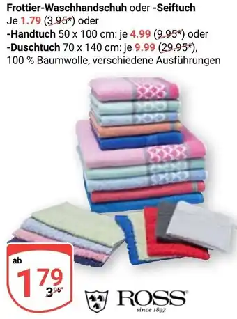 Globus ROSS Frottier-Waschhandschuh oder Seiftuch Angebot