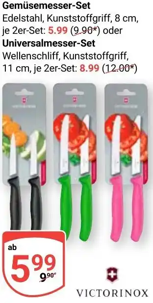 Globus VICTORINOX Gemüsemesser-Set oder Universalmesser Set Angebot
