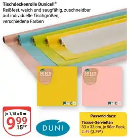 Globus DUNI Tischdeckenrolle Dunicell Angebot