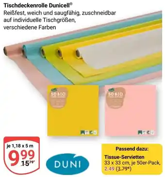 Globus DUNI Tischdeckenrolle Dunicell Angebot