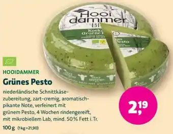 Biomarkt HOOIDAMMER Grünes Pesto Angebot