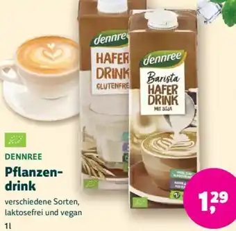 Biomarkt DENNREE Pflanzendrink Angebot