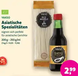 Biomarkt YAKSO Asiatische Spezialitäten Angebot