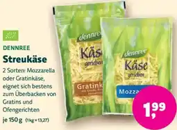 Biomarkt DENNREE Streukäse Angebot