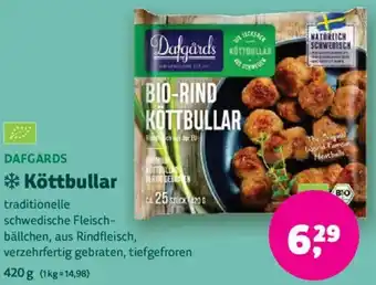 Biomarkt DAFGARDS Köttbullar Angebot
