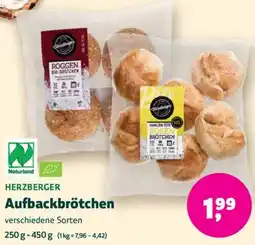 Biomarkt HERZBERGER Aufbackbrötchen Angebot