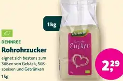Biomarkt DENNREE Rohrohrzucker Angebot