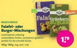 Biomarkt BAUCK MÜHLE Falafel oder Burger-Mischungen Angebot