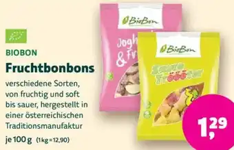 Biomarkt BIOBON Fruchtbonbons Angebot