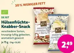 Biomarkt DE RIT Hülsenfrüchte Knabber-Snack Angebot
