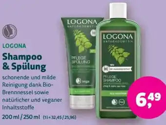 Biomarkt LOGONA Shampoo & Spülung Angebot