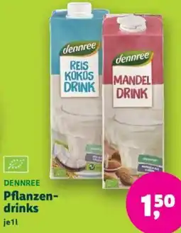 Biomarkt DENNREE Pflanzendrinks Angebot
