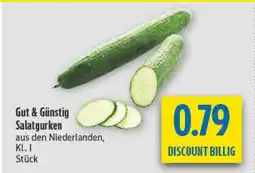 diska Gut & Günstig Salatgurken Angebot