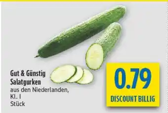 diska Gut & Günstig Salatgurken Angebot