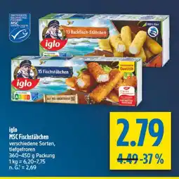 diska iglo MSC Fischstäbchen Angebot