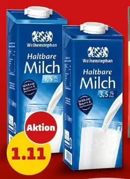 PENNY WEIHENSTEPHAN Haltbare Milch Angebot