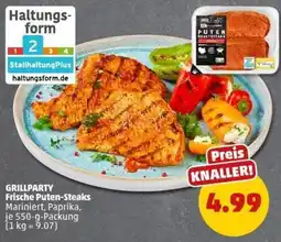 PENNY GRILLPARTY Frische Puten-Steaks Angebot