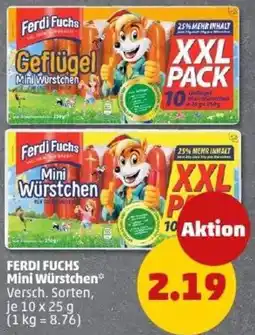 PENNY FERDI FUCHS Mini Würstchen Angebot