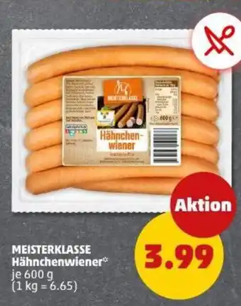 PENNY MEISTERKLASSE Hähnchenwiener Angebot
