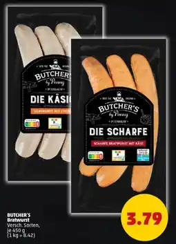 PENNY BUTCHER'S Bratwurst Angebot